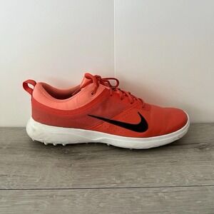 Nike Akamai Womens Size 9 Red Spikeless Golf Shoes Cleats 818732-002
